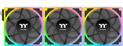 Wentylator Thermaltake Toughfan EX 120 ARGB Sync (zestaw 3 wentylatorów) Black (CL-F210-PL12SW-A)