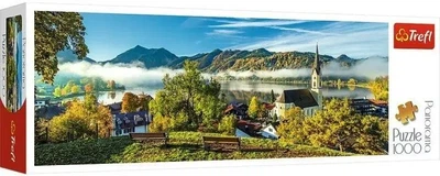 Пазли 1000 Панорама На березі озера Шлірзе, Баварські Альпи, Німеччина TREFL 29035