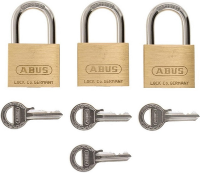 Набір замків Abus 60/40 Triples C 6 3 шт (2000508978809)