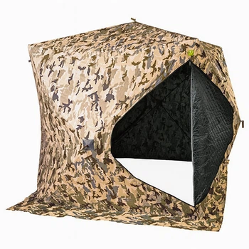 Зимняя палатка полуавтомат GreenCamp “куб”, утеплённая, 200×200×205 см, камуфляж