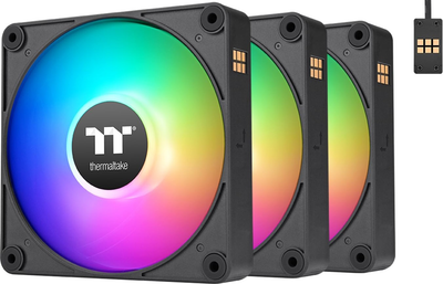 Набір вентиляторів Thermaltake CT140 EX Reverse ARGB Sync (3-Fan Pack) Black (CL-F193-PL14SW-A)