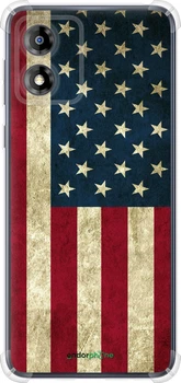 Чехол на Motorola Moto E13 Флаг США "395sp-3053-70447"