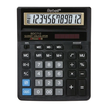 Калькулятор Rebell BDC712GL BX бухгалтерский