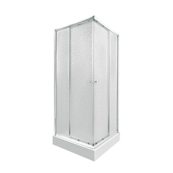 Набор Qtap душевая кабина Presto CRM1088SP5 Pear 1970x800x800 мм + поддон Tern 308812C 80x80x12 см с сифоном