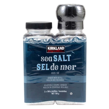 Cоль Kirkland Sеа Salt морская соль набор с мельничкой 737 г