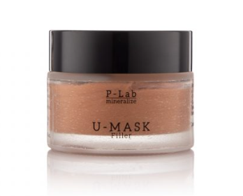 Розовая маска-филлер для лица с экстрактом лечебных грязей U-Mask Filler P-Lab Mineralize 50 мл