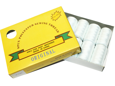 Нитки FROM FACTORY TRI 777 белые упаковка 10шт