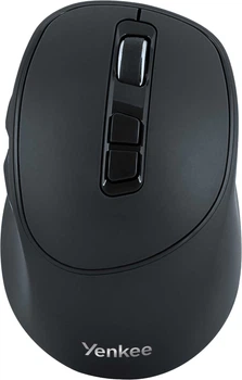 Mysz YENKEE YMS 2080GY SLIDER Wireless/USB Rechargable Black (45019322)