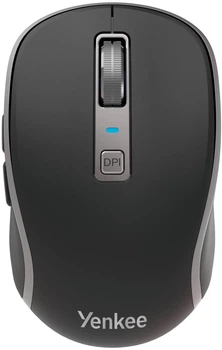 Миша YENKEE YMS 2085BK NOBLE Wireless/Bluetooth/USB Black (45019713)