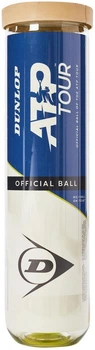М'ячі для тенісу Dunlop ATP Tour пластик банка (601599)