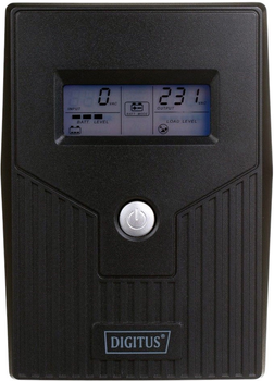 ДБЖ Digitus Line-Interactive LCD 600VA/360W Black (DN-170063-LCD-B)