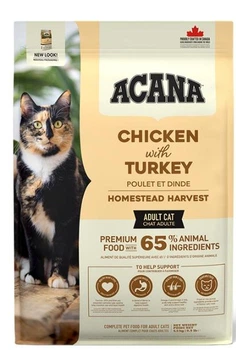 Сухой корм для котов Acana Homested Harvest Cat Хомстэд Харвэст Кет 4,5 кг (64992714376)