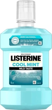 Ополіскувач для ротової порожнини Listerine Cool Mint Свіжа м'ята М'який смак 1000 мл. (3574661011394)