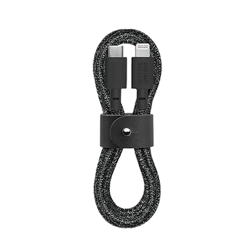 Кабель USB-C to Lightning Native Union Belt Cable Cosmos Black (1.2 m) (BELT-KV-CL-CS-BK-2)