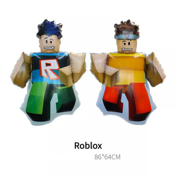 Фольгированный большой воздушный шар Roblox Роблокс две разные стороны , 86х64 см 21028