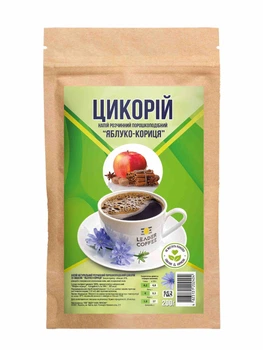 Цикорий растворимый порошкообразный со вкусом яблока и корицы, 200 г