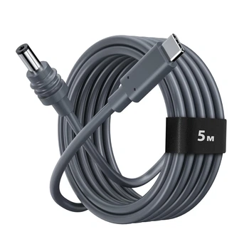 Кабель DC connector / USB Type-C 100W (20V/5A) PD длиною в 500 см для спутниковой системы Starlink Mini от повербанка/зарядной станции / Старлинк Мини