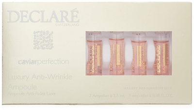 Сироватка для обличчя Declare Caviar Perfection Luxury Anti-Wrinkle регенерувальна в ампулах 7 х 2.5 мл (9007867005170)