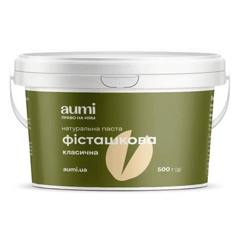 Фисташковая паста AUMI классическая, 500г, ведро