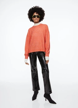 Жіночий джемпер H&M 202615-4 XS(160/80) помаранчевий (2026150002)