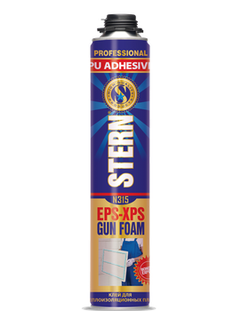 Пена-клей монтажная проф. полиуритановая Stern №315 750 мл (940 гр)