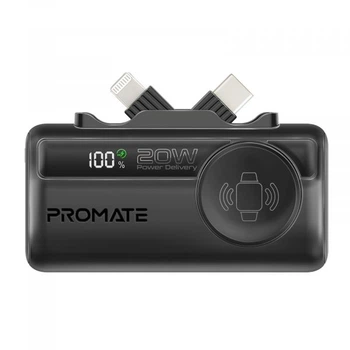 УМБ Promate PowerUp-Trio 5000mAh 20w Black