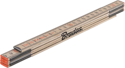 Линейка раскладная Bradas дерево пружина 1 м (DIY-MFW11WD/24BOX)