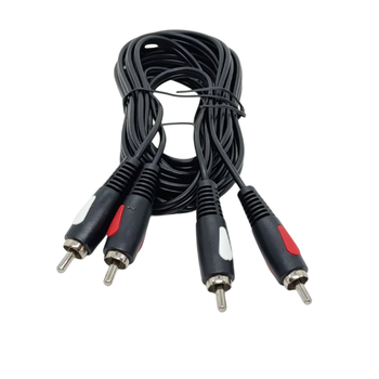 Audio - Video Инсертный Кабель Cabletech Eco-line 2RCA - 2RCA Cable 3м Black