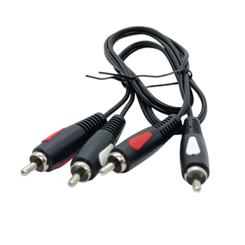 Audio - Video Инсертный Кабель Cabletech Eco-line 2RCA - 2RCA Cable 1.8м Black