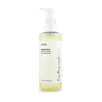 Гідрофільна олія Anua Heartleaf Pore Control Cleansing Oil для глибокого очищення шкіри 200 мл термін придатності до 09.2026