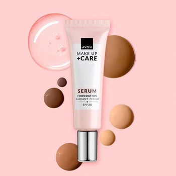 Avon Сяючий тональний крем-сироватка для обличчя SPF30, 30мл 228G (Nude / Нюдовий)