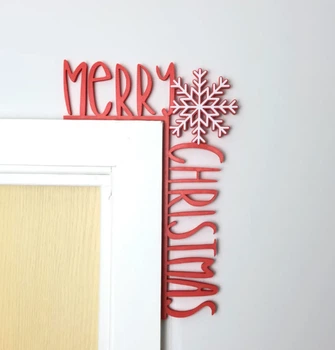 Новорічний декор для дверей «Merry Christmas». Aivory