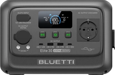 Зарядна станція Bluetti Elite 30 V2 / 600 Вт / 288 Вт⋅год / LiFePO4 (PB931514)
