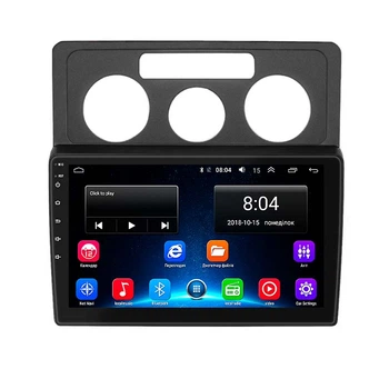 Штатная магнитола Lesko для Volkswagen Caddy III 2004-2010 экран 10" 2/32Gb Wi-Fi GPS Base Фольцваген