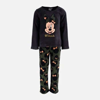 Дитяча тепла махрова піжама для дівчинки Disney Minnie Mouse HY20152 98 см Темно-сіра (3609088236591)