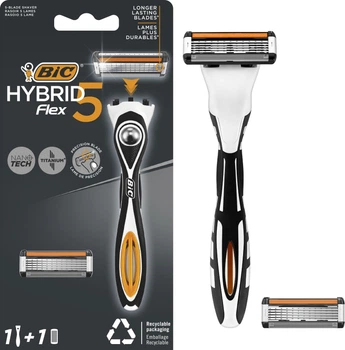 Станок BIC Flex Hybrid 5 с 1 сменным картриджем (3086124143950)
