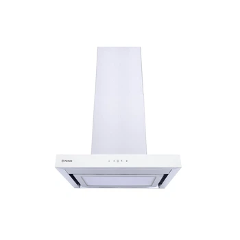 Белая мощная Т-образная кухонная вытяжка Perfelli TS 6635 I/WH 1000 LED, настенная декоративная, 60 см