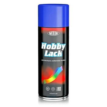 Фарба металік в балончиках 400мл Hobby Lack Синя