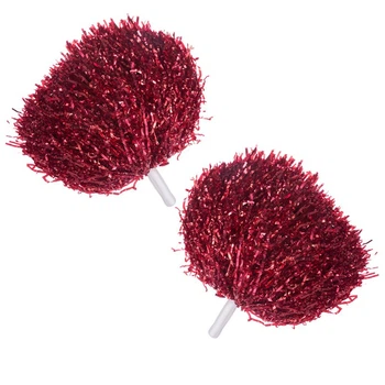 Помпоны для черлидинга и танцев SP-Sport Fit Pom-Poms 1680 1шт Red