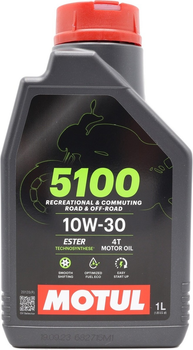 Моторне масло Motul 5100 4T 10W30 1 л (3374650247038)