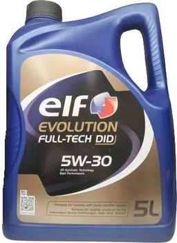 Моторне масло Elf Evolution Full-Tech Did 5W30 5 л (2000510989107)