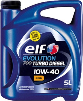 Моторне масло Elf Evolution 700 Turbo Diesel 10W40 5 л (2000510989237)