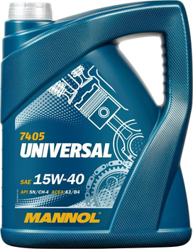 Моторне масло Mannol 7405 Universal 15W40 5 л (4036021500263)