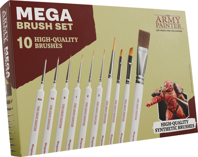 Набір пензлів The Army Painter Mega Brush Set 10 шт (5713799507005)