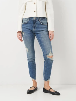 Джинсы Slim Fit женские Pull & Bear 4685526427p09 31 Голубые (KC1000000044128)