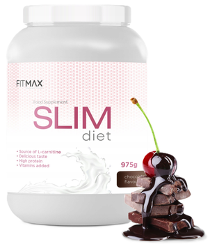 Протеїнова добавка Fitmax Slim Diet Jar Шоколад-вишня 975 г (5902385241717)