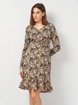 Платье для беременных миди осеннее Vero Moda 20012963p07 XS Комбинированное (KC1000000043746)