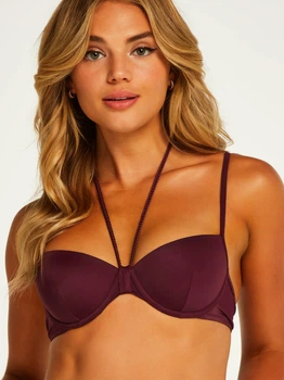 Верхняя часть купальника женская Hunkemoller 198812c23 65D Бордовая (1000000048301)