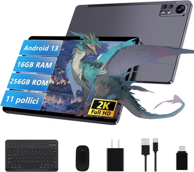 Планшет 11" WUXGA+ Aoswei X800 8+8/256Gb 8 ядер Android 13 8600 mAh Black