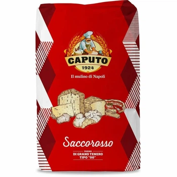 Мука Caputo Saccorosso Farina di Grano Tenero из мягких сортов пшеницы тип "00" 5 кг
